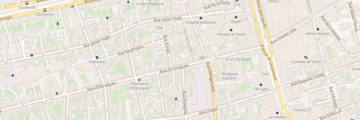 Plan du 43 Rue d’Entraigues à Tours