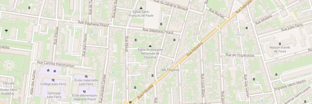 Plan du 33 Rue du Docteur Ledouble à Tours