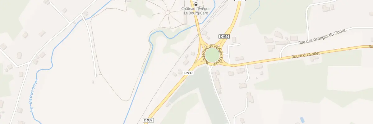 Plan du 2 Rte de Périgueux à Château-l’Évêque