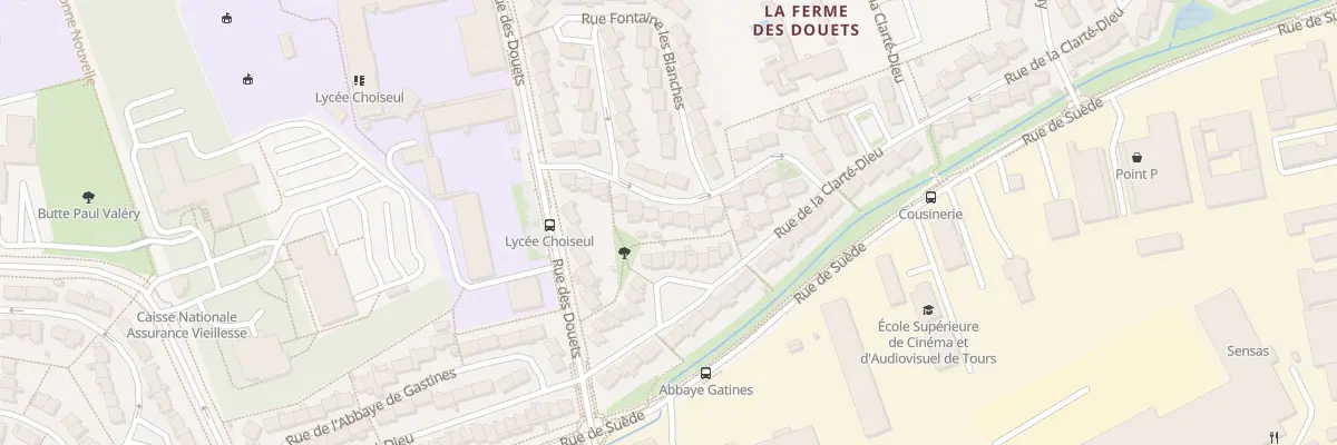 Plan du 16 Rue du Prieuré de l’Encloître à Tours