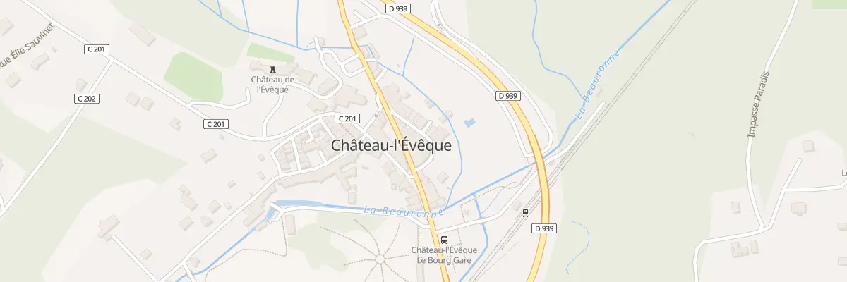 Plan du 6 Rue de l’Artisanat à Château-l’Évêque