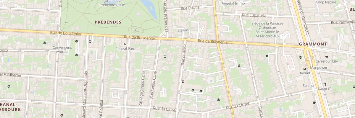 Plan du 13 Rue de Metz à Tours