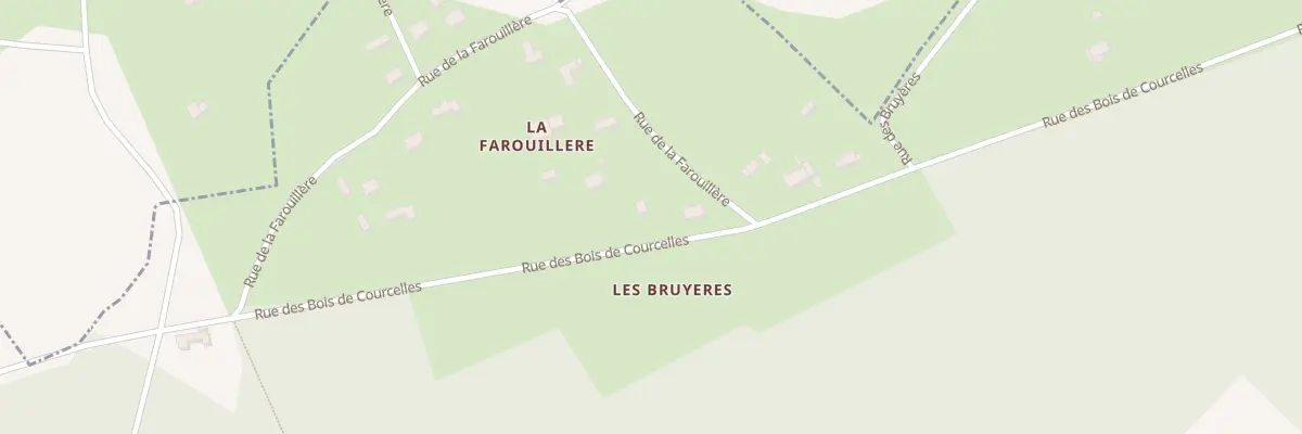 Plan du 370 Rue des Bois de Courcelles à Fontaine-l’Abbé