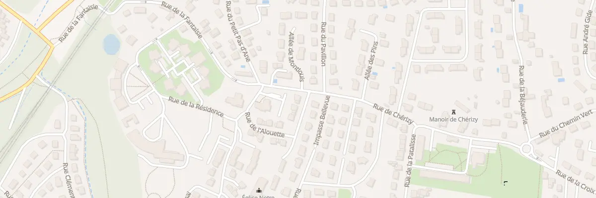 Plan du 1 Rue de l’Alouette à Joué-lès-Tours