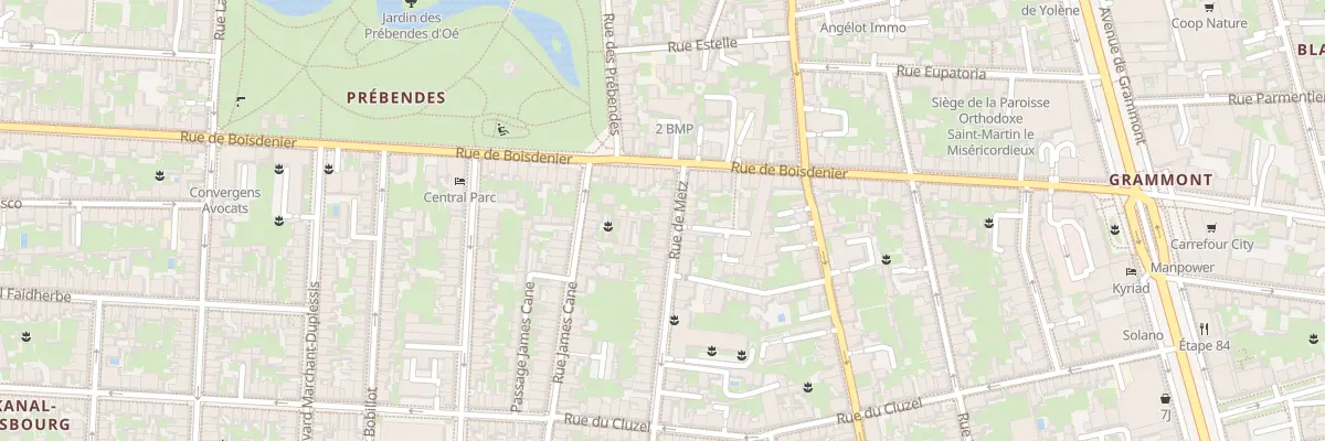 Plan du 9 Rue de Metz à Tours