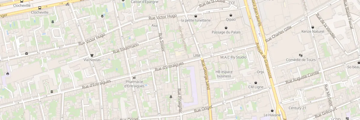 Plan du 41 Rue d’Entraigues à Tours