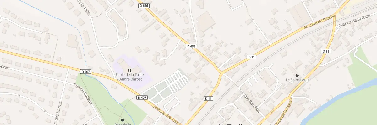 Plan du 7B Rue de la Matteau Theil Huisne à Val-au-Perche