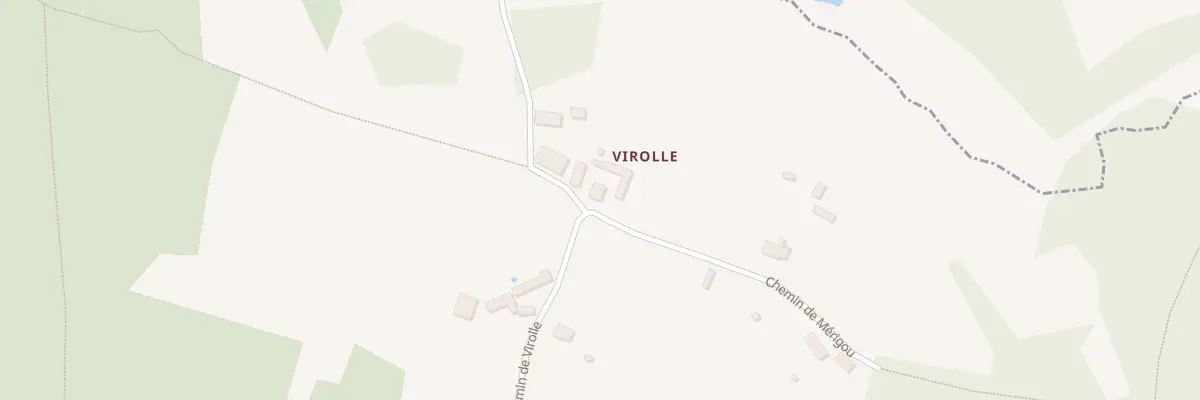Plan du 86 Virolle Ouest à Cause-de-Clérans