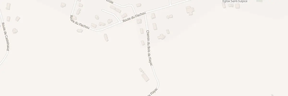 Plan de Au Combal à Boudy-de-Beauregard