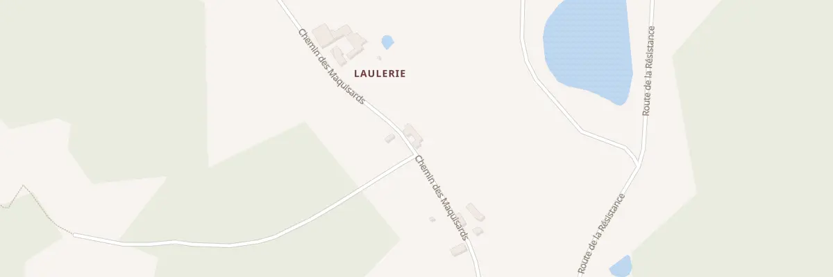 Plan du 400 Che des Maquisards à Vergt