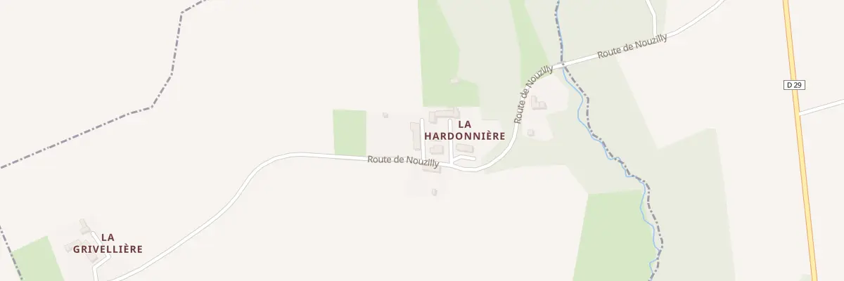 Plan du 3673 Rte de Nouzilly à Rouziers-de-Touraine