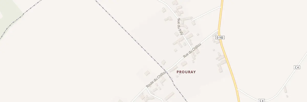Plan du 10 Rue du Chillou à Civray-sur-Esves