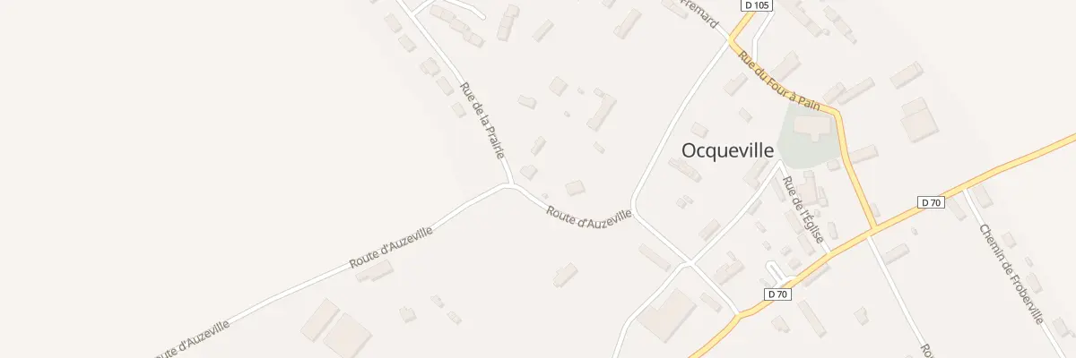 Plan du 2 Rte d’Auzeville à Ocqueville