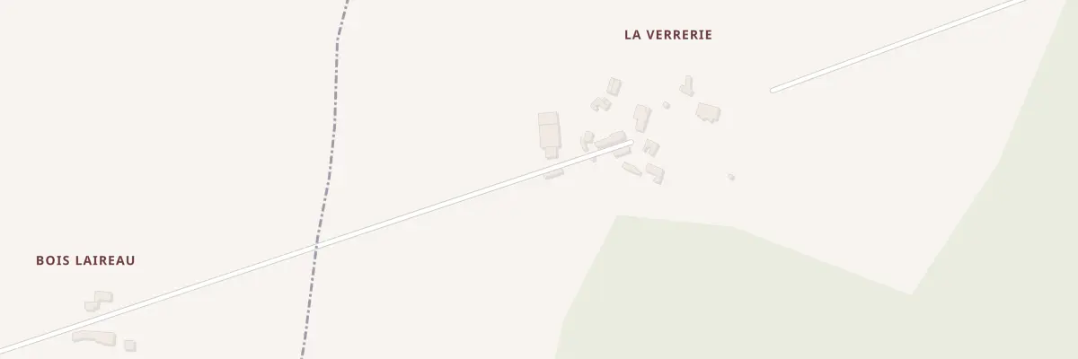 Plan du 50A La Verrerie à Montrouveau