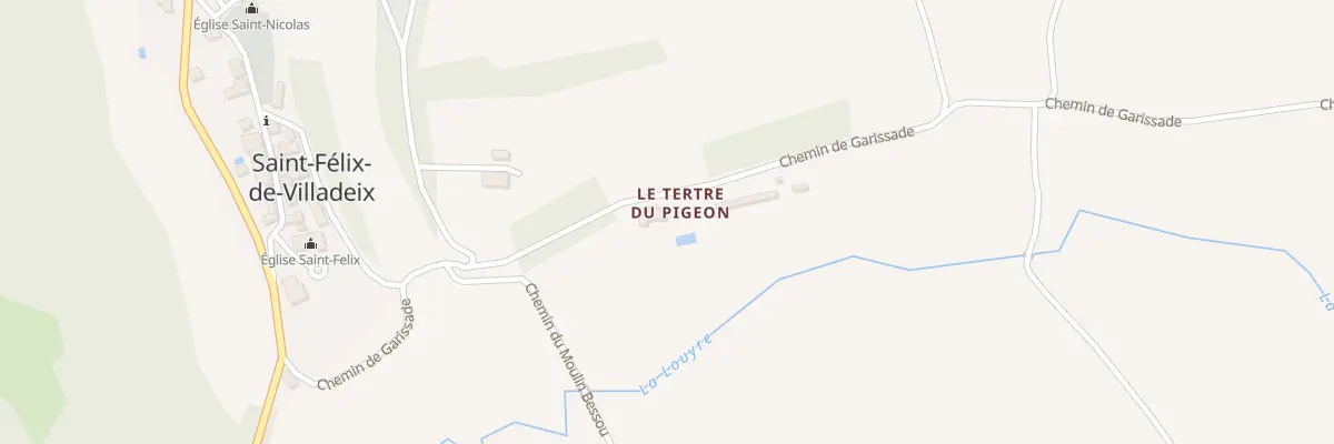 Plan du 3 Moulin Bessou à Saint-Félix-de-Villadeix