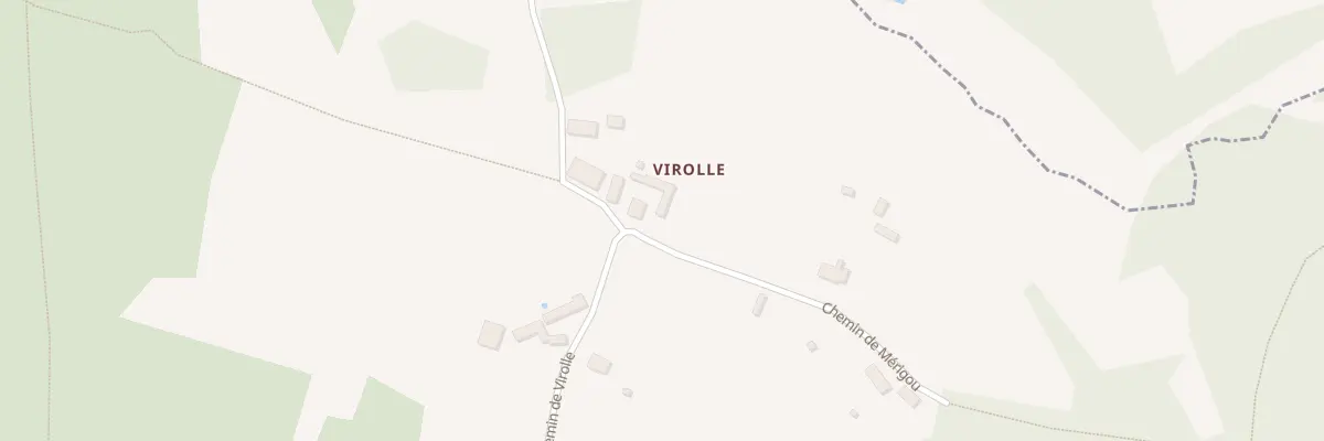 Plan du 85 Virolle Ouest à Cause-de-Clérans
