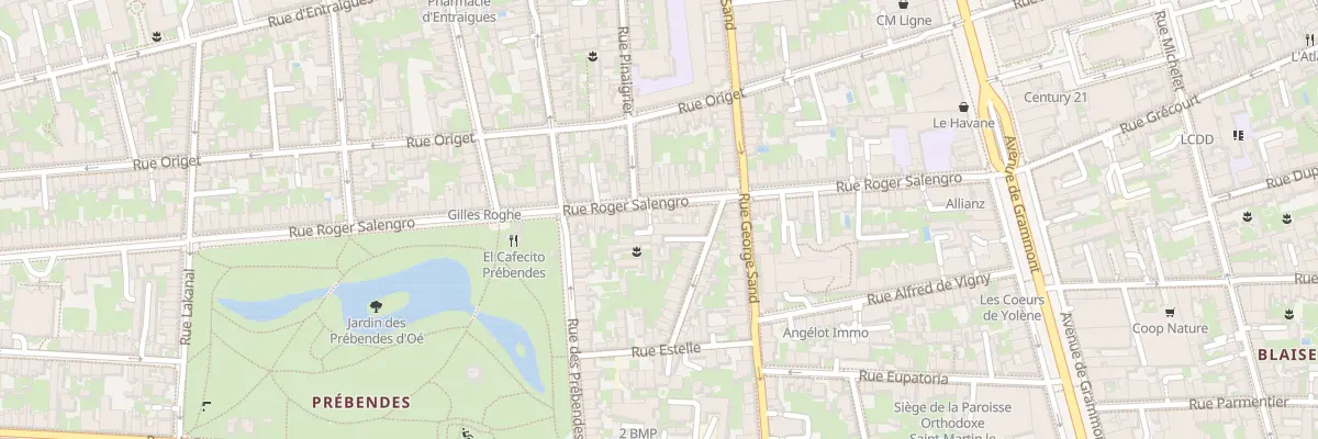 Plan du 40 Rue Roger Salengro à Tours