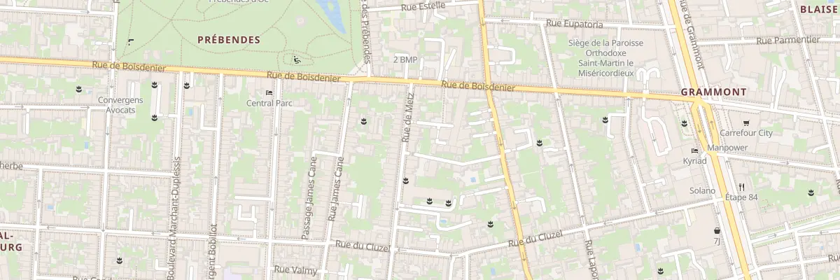 Plan du 16 Rue de Metz à Tours