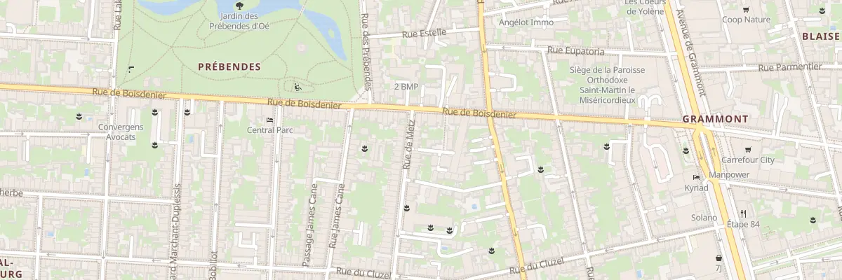 Plan du 6 Rue de Metz à Tours