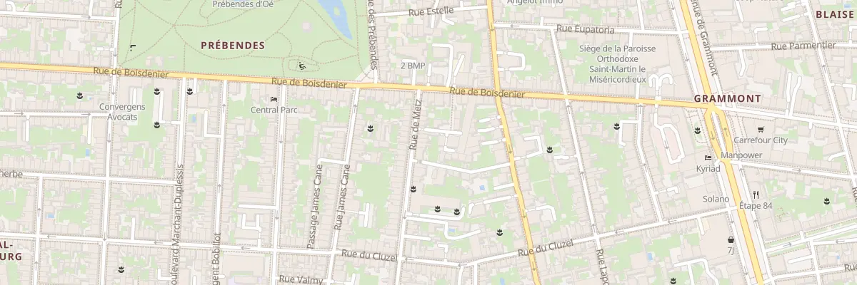 Plan du 14 Rue de Metz à Tours