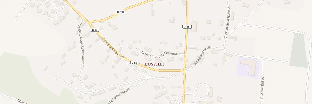 Plan du 1 Rue du Colombier à Bosville