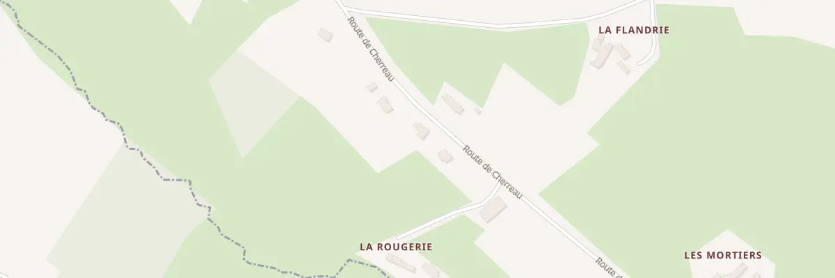 Plan du 14 Rte de Cherreau à Avezé