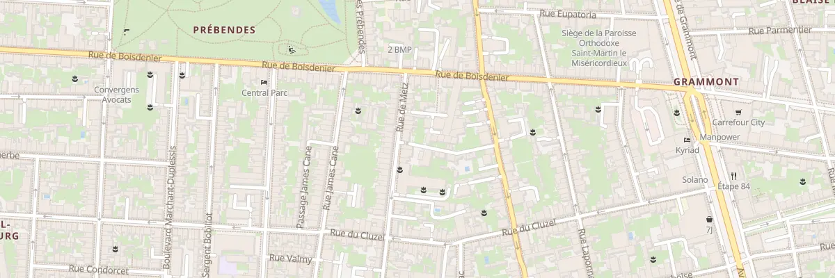 Plan du 18 Rue de Metz à Tours