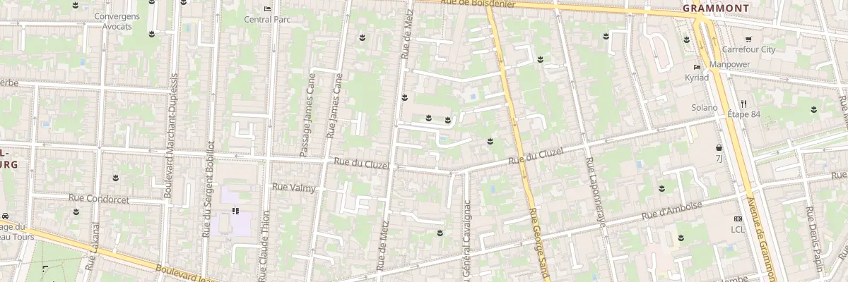 Plan du 36 Rue de Metz à Tours