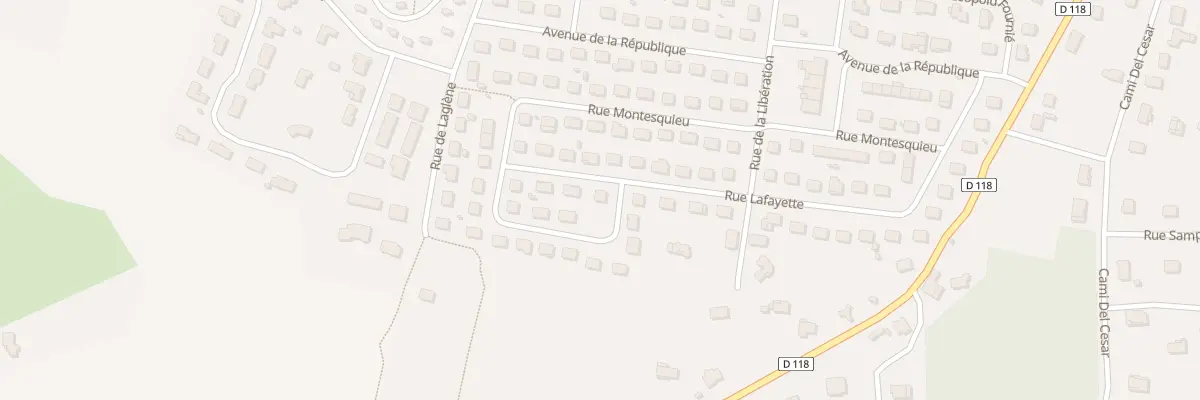 Plan du 37 Rue Lafayette à Pujols