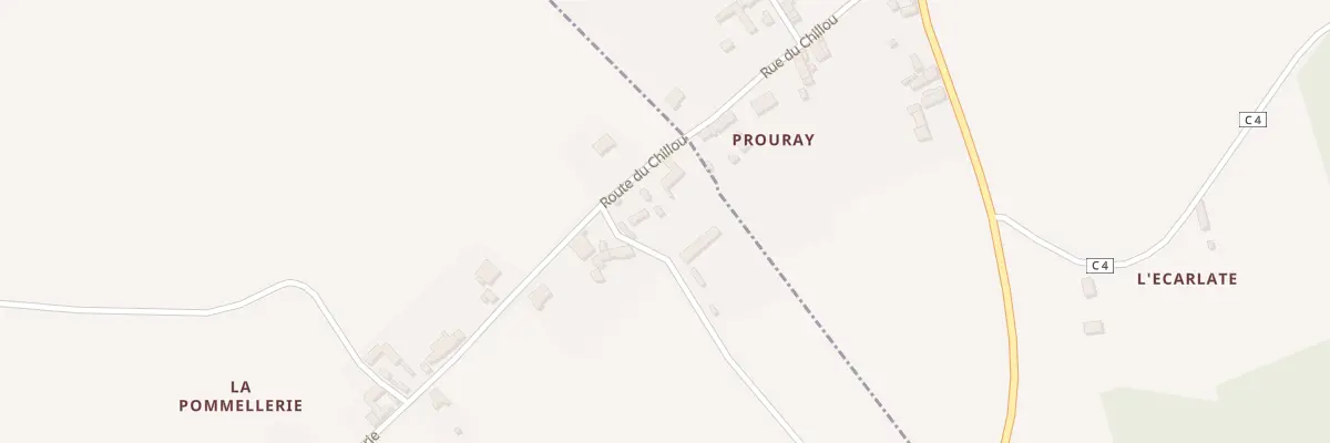 Plan du 1457 Prouray à Civray-sur-Esves