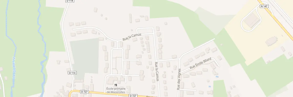 Plan du 19 Rue la Camus à Mazerolles
