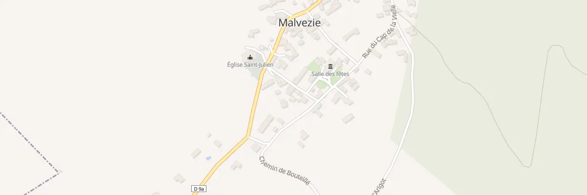 Plan du 45 Village à Malvezie