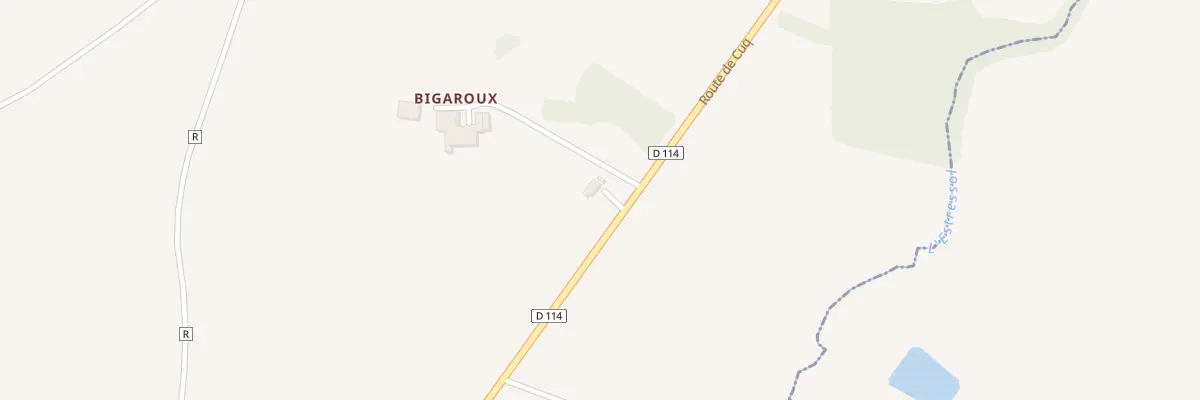 Plan du 3301 Rte de Cuq à Astaffort