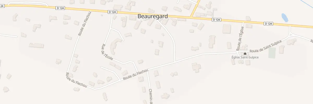 Plan du 615 Flayac à Boudy-de-Beauregard