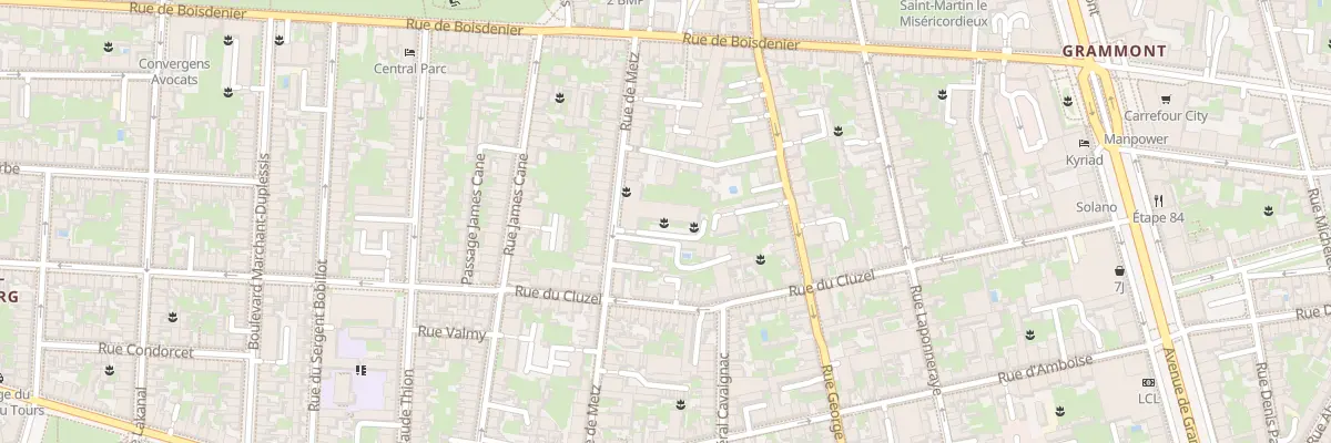 Plan du 24 Rue de Metz à Tours