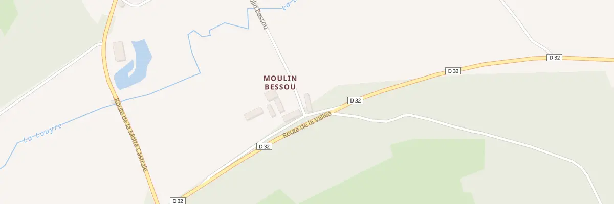 Plan du 1 Moulin Bessou à Saint-Félix-de-Villadeix