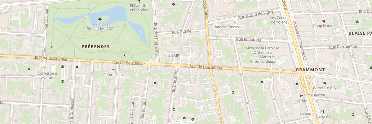 Plan du 75 Rue de Boisdenier à Tours