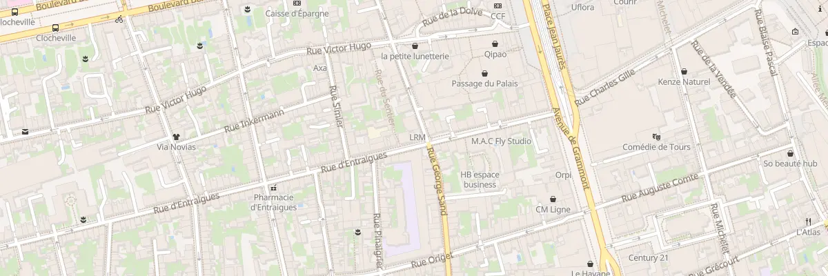 Plan du 35 Rue d’Entraigues à Tours