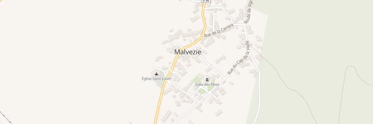 Plan du 37 Village à Malvezie