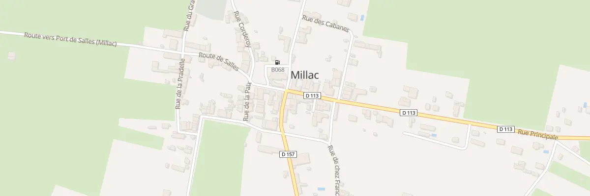 Plan du 18 Rue Principale à Millac