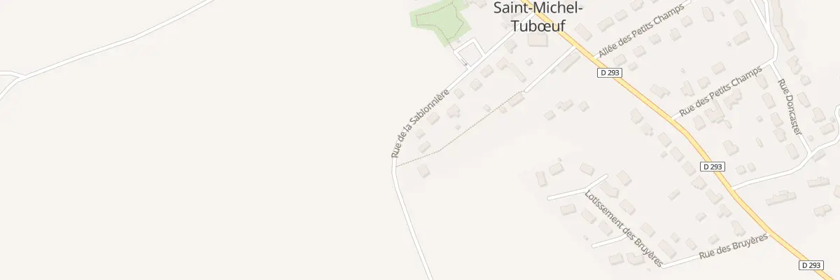 Plan du 15 Rue de la Sablonniere à Saint-Michel-Tubœuf