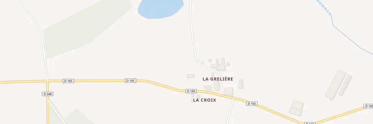 Plan du 1 La Greliere à Chirac
