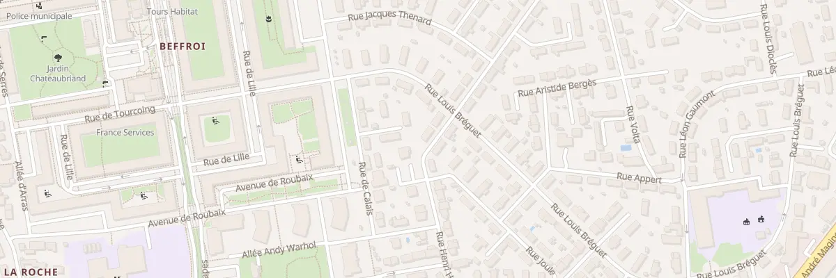 Plan du 36 Rue Henri Hertz à Tours