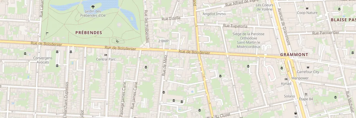 Plan du 58 Rue de Boisdenier à Tours