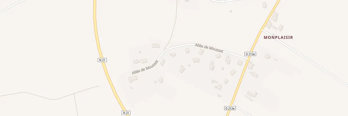 Plan du 390 All de Mousset à La Croix-Blanche