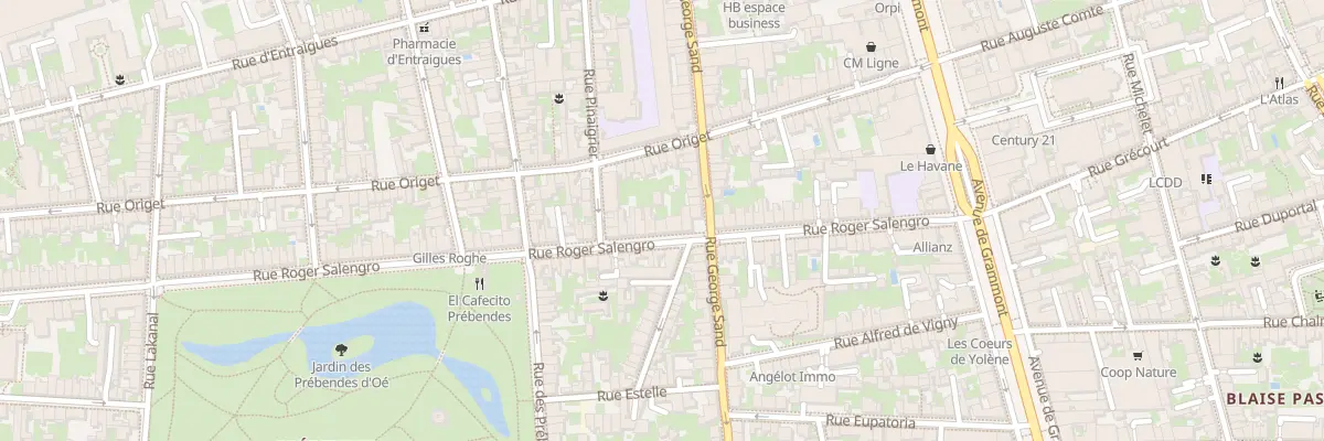 Plan du 29B Rue Roger Salengro à Tours