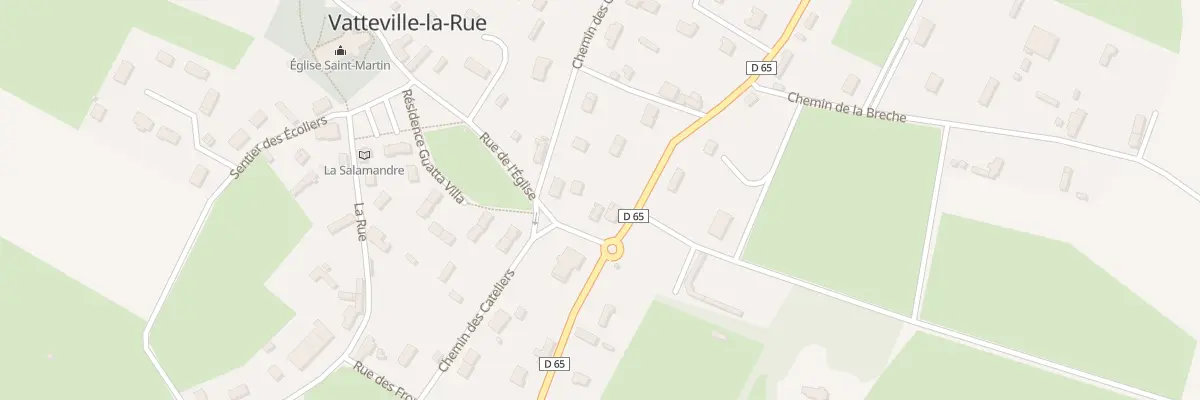 Plan du 31 Rte de Caudebec à Vatteville-la-Rue