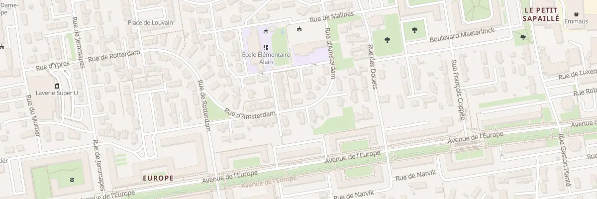 Plan du 43 Rue d’Amsterdam à Tours