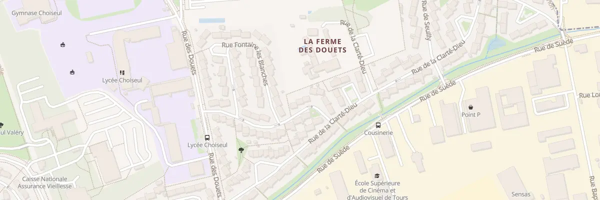 Plan du 9 Rue du Prieuré de l’Encloître à Tours