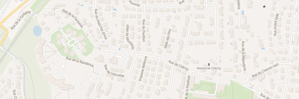 Plan du 25 Rue de Cherizy à Joué-lès-Tours